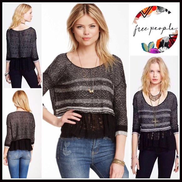 FREE PEOPLE PULLOVER & CAMI TANK 2 LAYER TOP - Picture 8 of 8